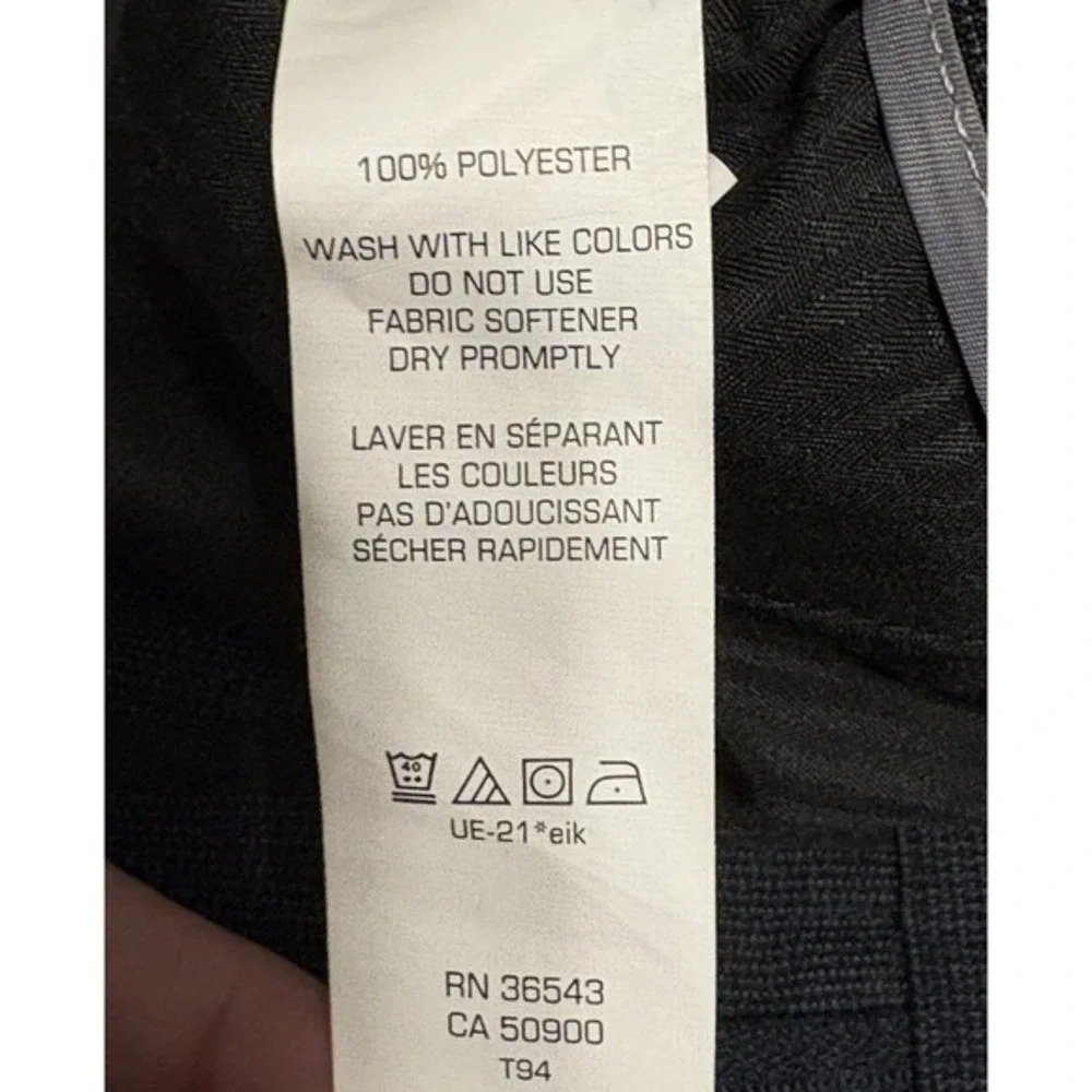 Van Heusen Traveler Straight Fit‎ Premium  Men's Pants 38x32 Charcoal Gray